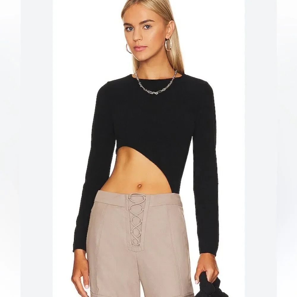 ASTR Zenni Black Cutout Bodysuit Women’s Medium